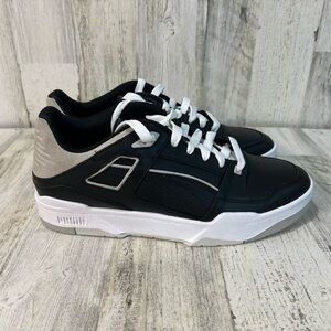 Puma Shoes Mens 11.5 Black Gray Violet Slipstream Sneakers Athletic 388549-06
